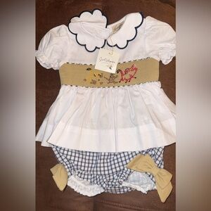 Sweet Magnolia Smocked Co. Lion King 2 piece outfit. 24 month.